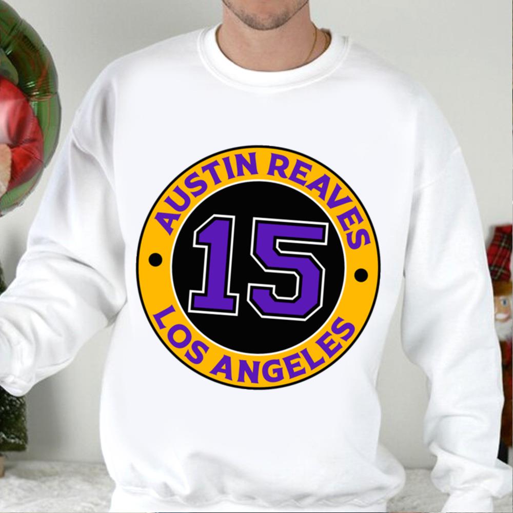 Austin Reaves Los Angeles Basketball 15 Player T-shirt