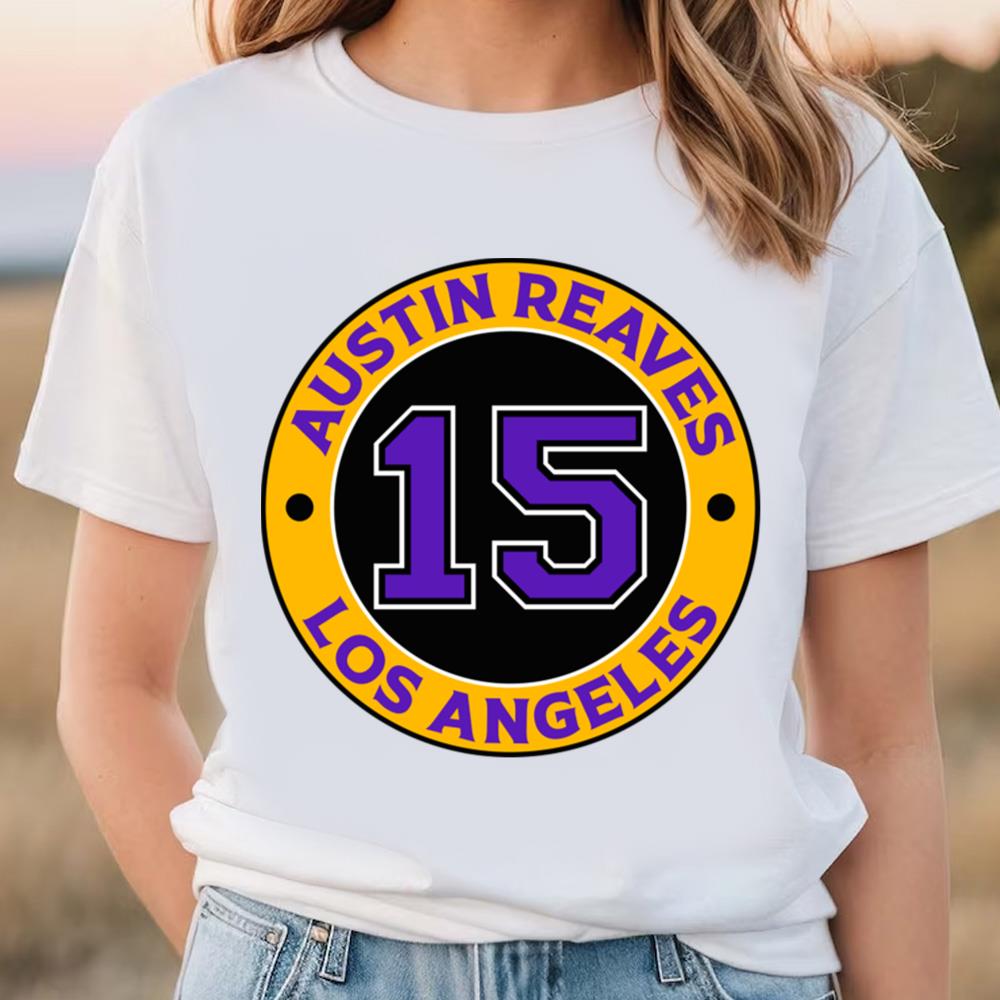 Austin Reaves Los Angeles Basketball 15 Player T-shirt