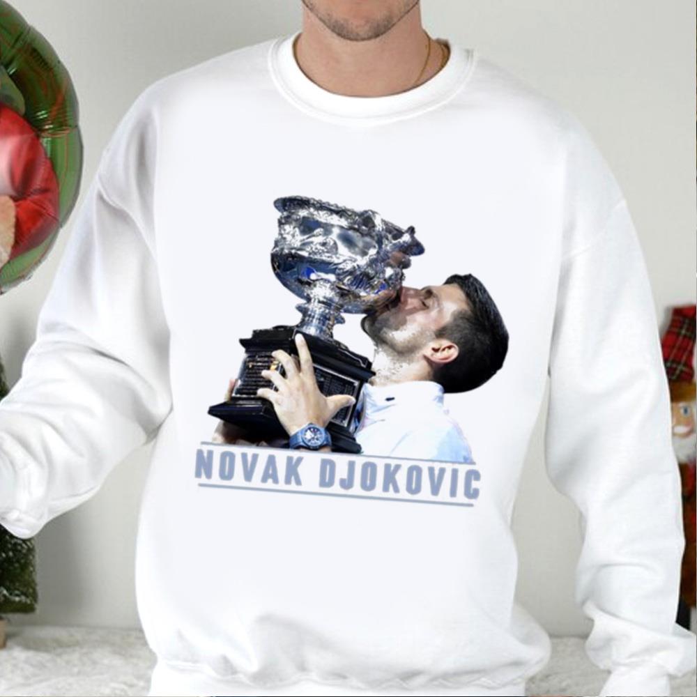 Australian Open 2023 Winner Djokovic Novak Winner Of Australian Open Tennis 22 Grand Slam T-shirt