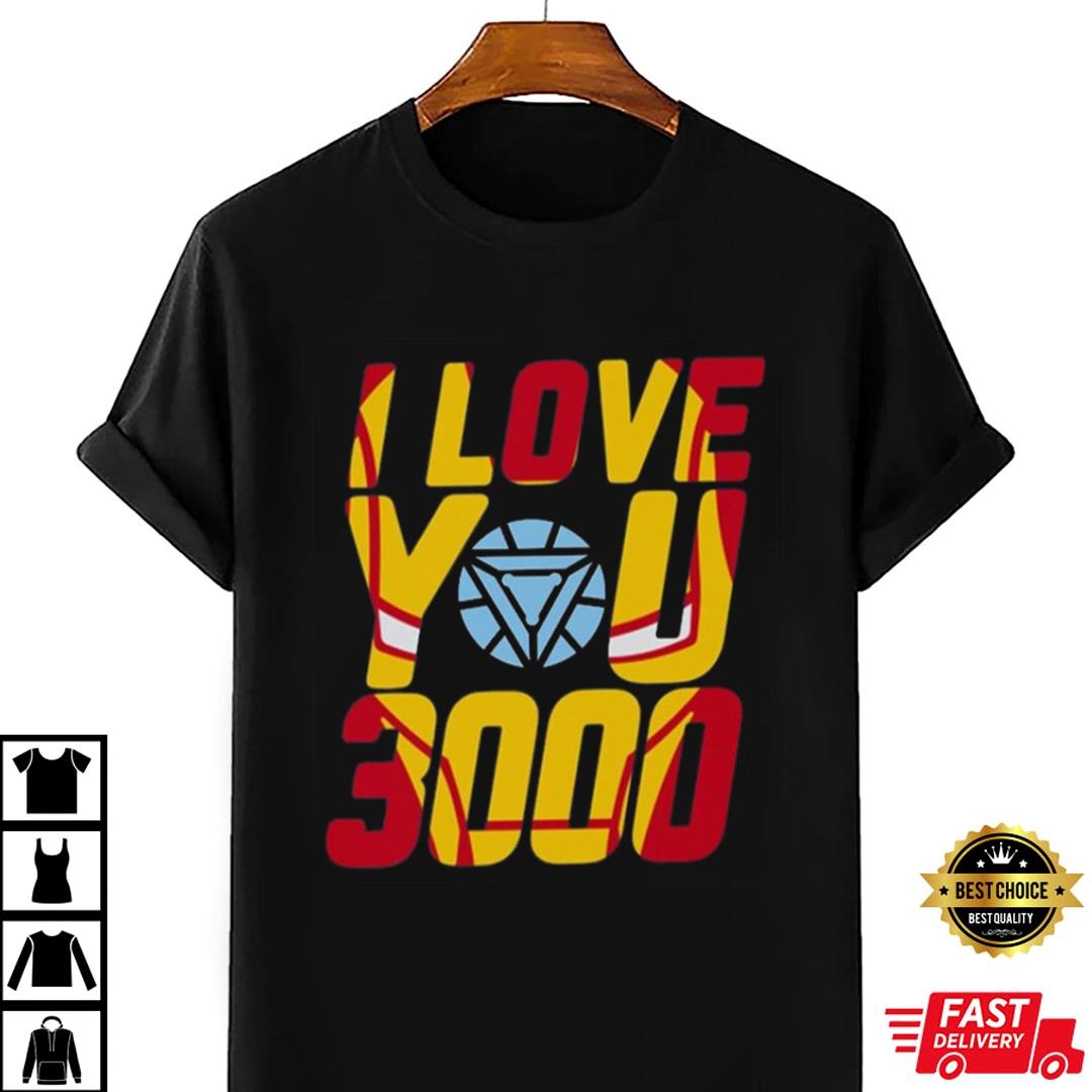 Avengers Dad Son Shirt I Love You 3000 Daughter Child Shirt