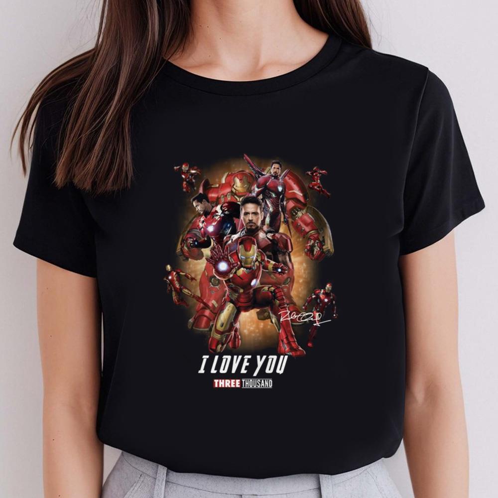 Avengers Endgame Iron Man Dad I Love You Three Thousand Shirt
