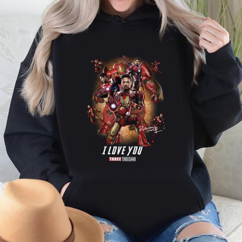 Avengers Endgame Iron Man Dad I Love You Three Thousand Shirt