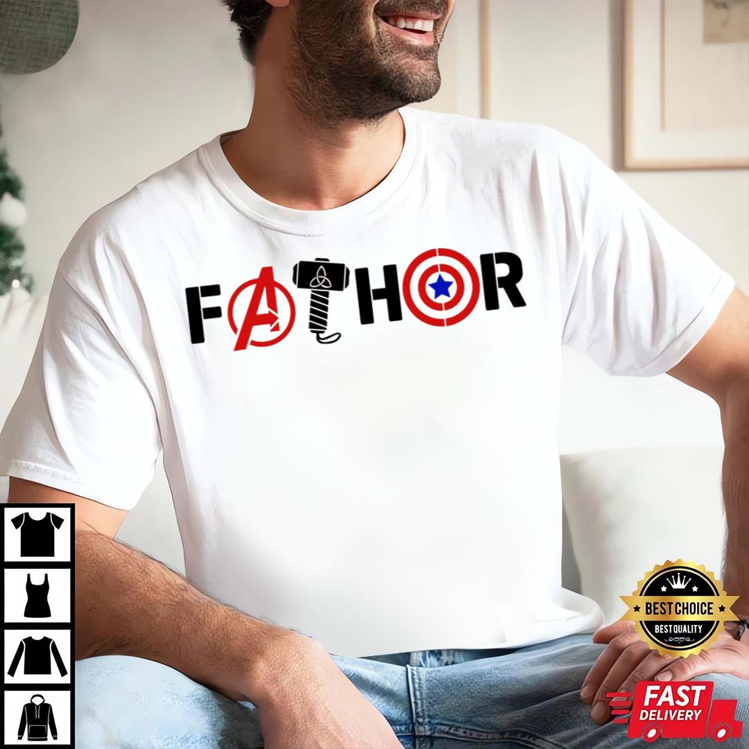 Avengers Men's Shirt Fathor Shirt Thor Daddy Shirt Avengers Shirt