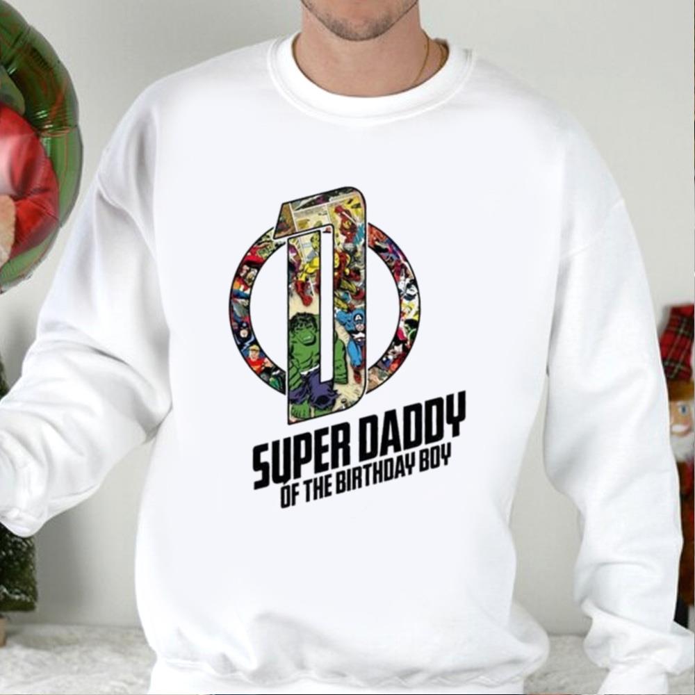 Avengers Superhero Birthday Boy Shirt, Marvel Birthday Party Shirt