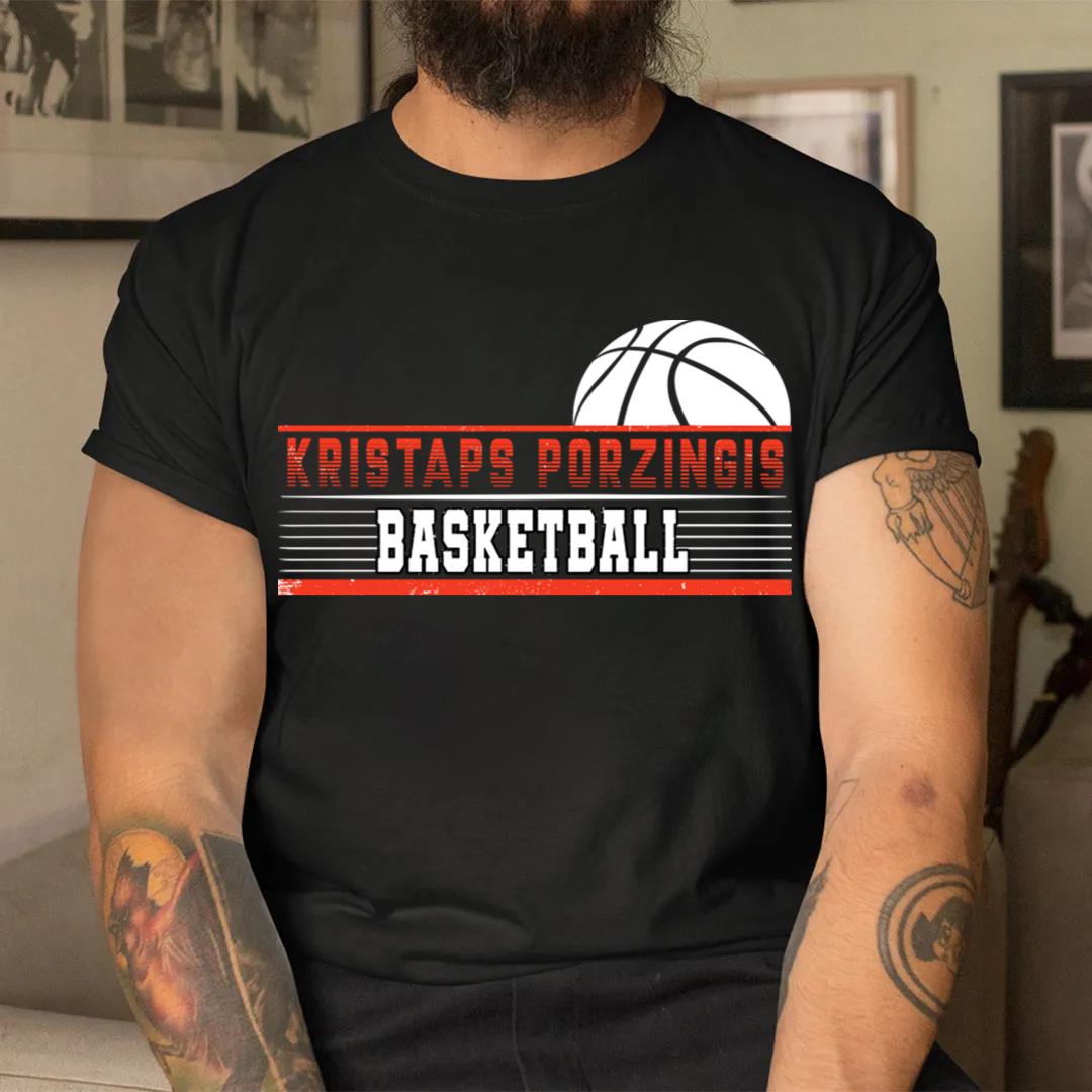 Awesome Basketball Lovers Porzingis Proud Name Sports T-Shirt