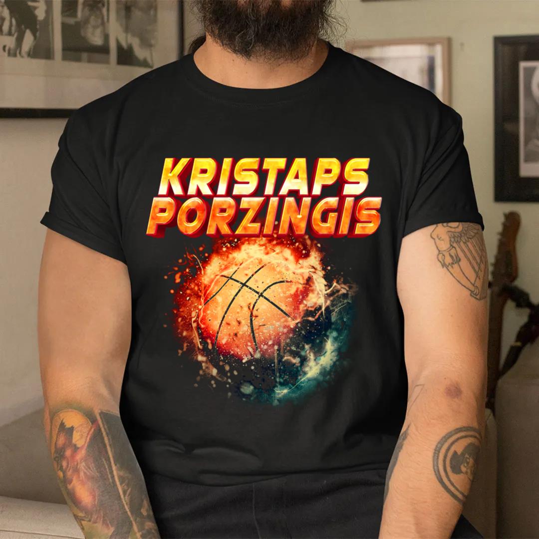 Awesome Basketball Name Kristaps Lovely Styles Vintage Sports T-Shirt