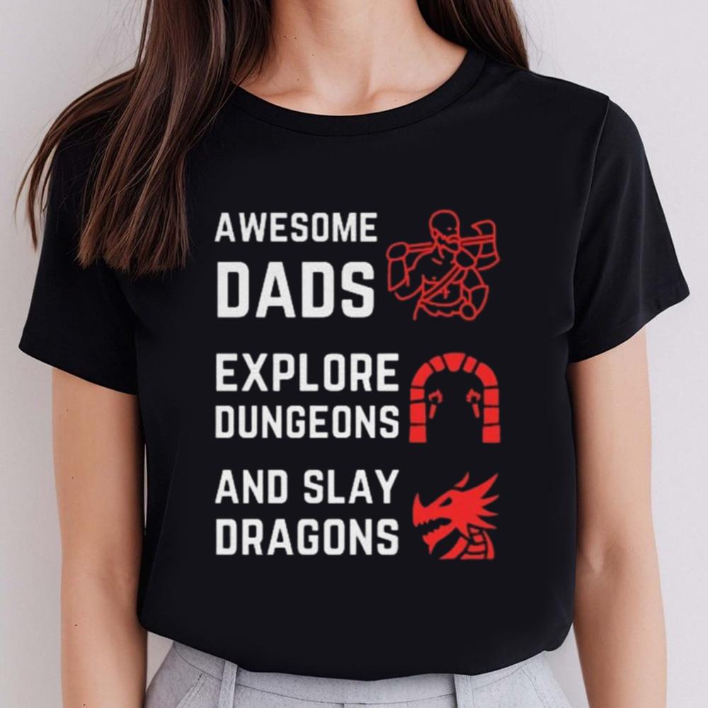 Awesome Dad Dnd Shirt Unisex Dnd Father's Day