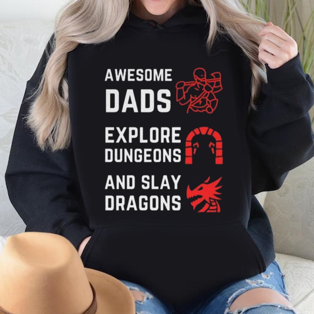 Awesome Dad Dnd Shirt Unisex Dnd Father's Day