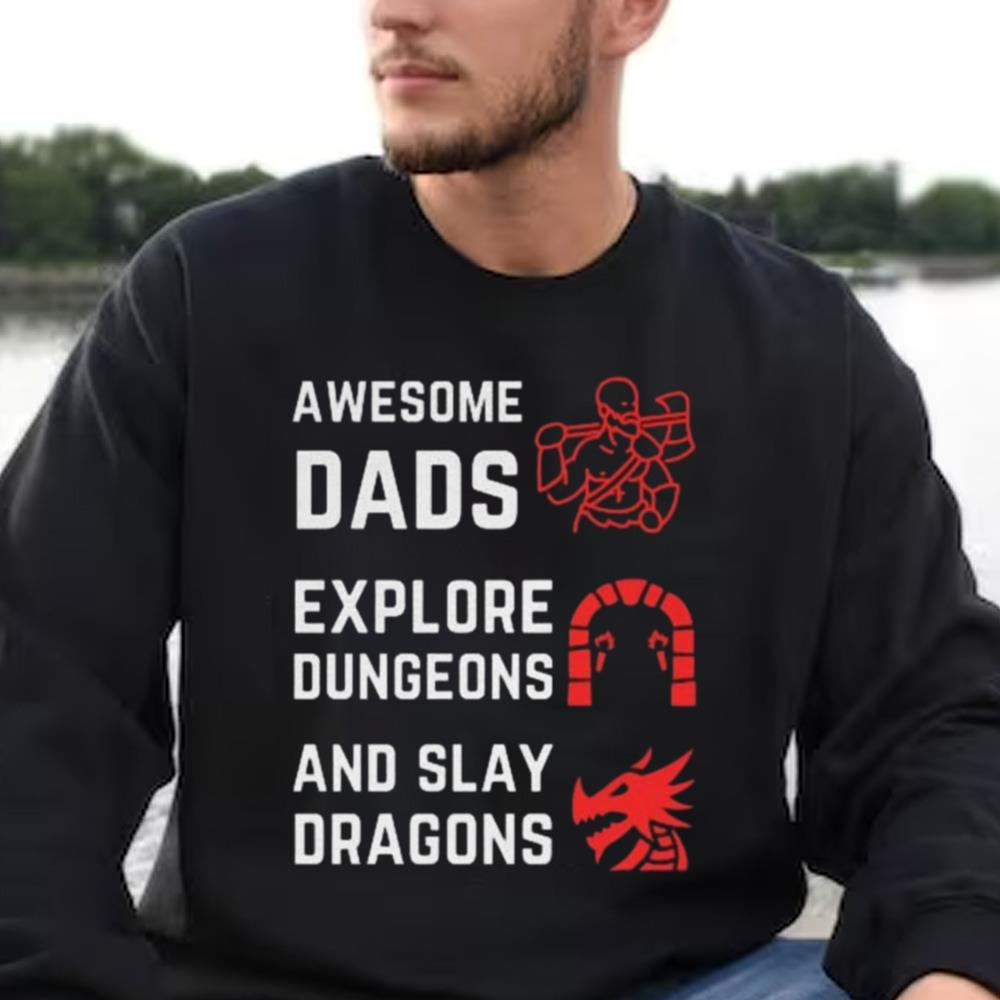 Awesome Dad Dnd Shirt Unisex Dnd Father's Day