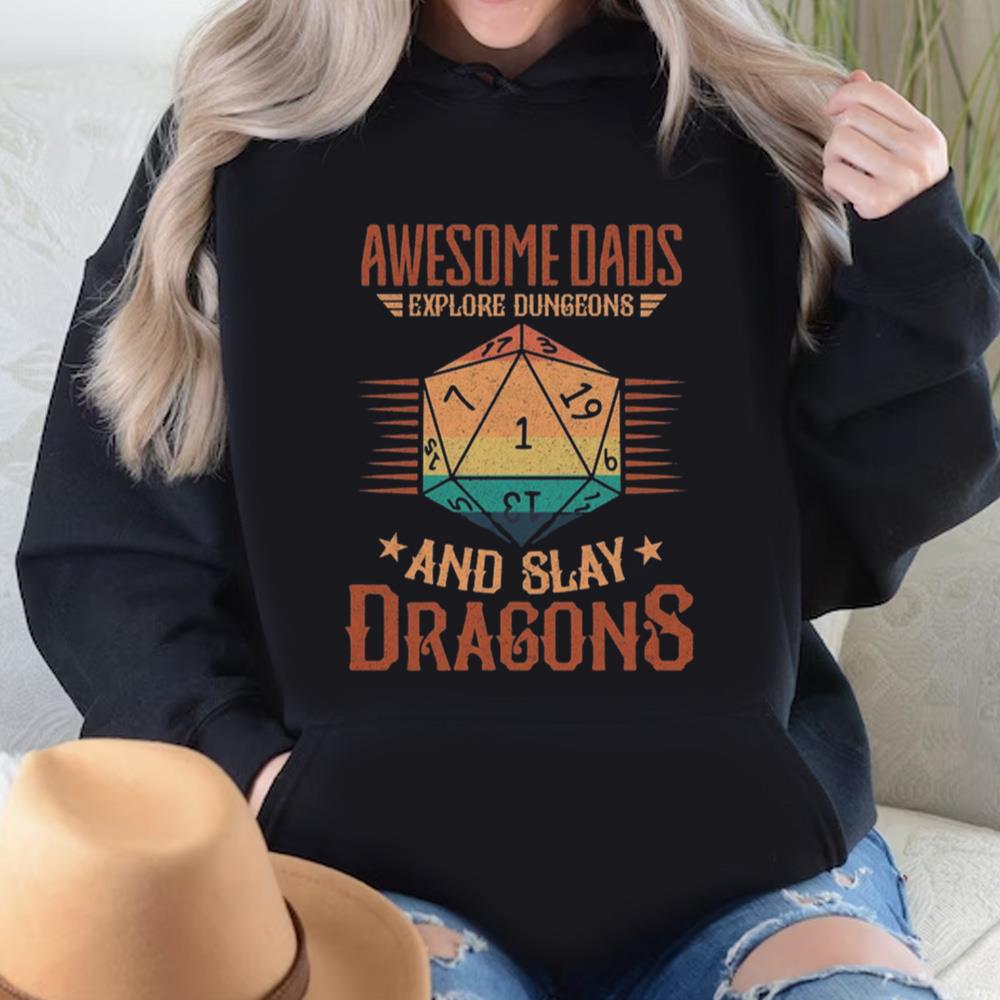 Awesome Dad Shirt Dungeon Daddy Shirt Nerdy Gift For Him Husband Humor Gift Shirt