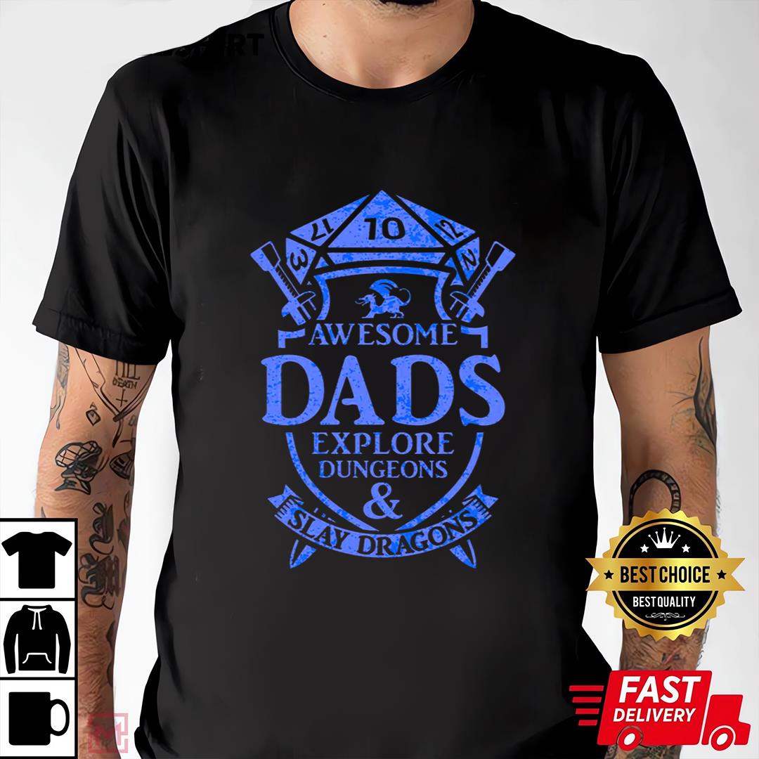 Awesome Dads Explore Classic T-Shirt