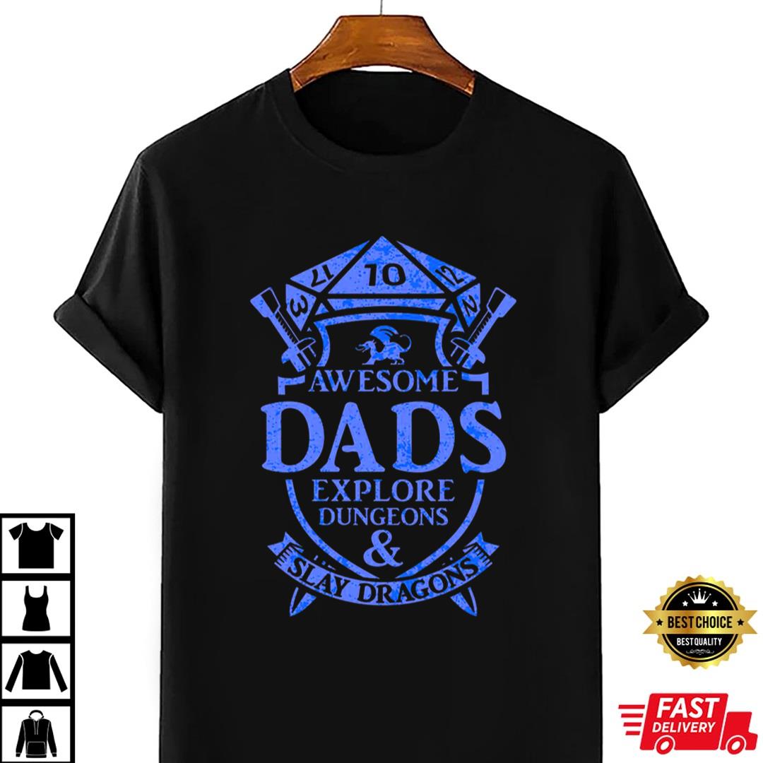 Awesome Dads Explore Classic T-Shirt