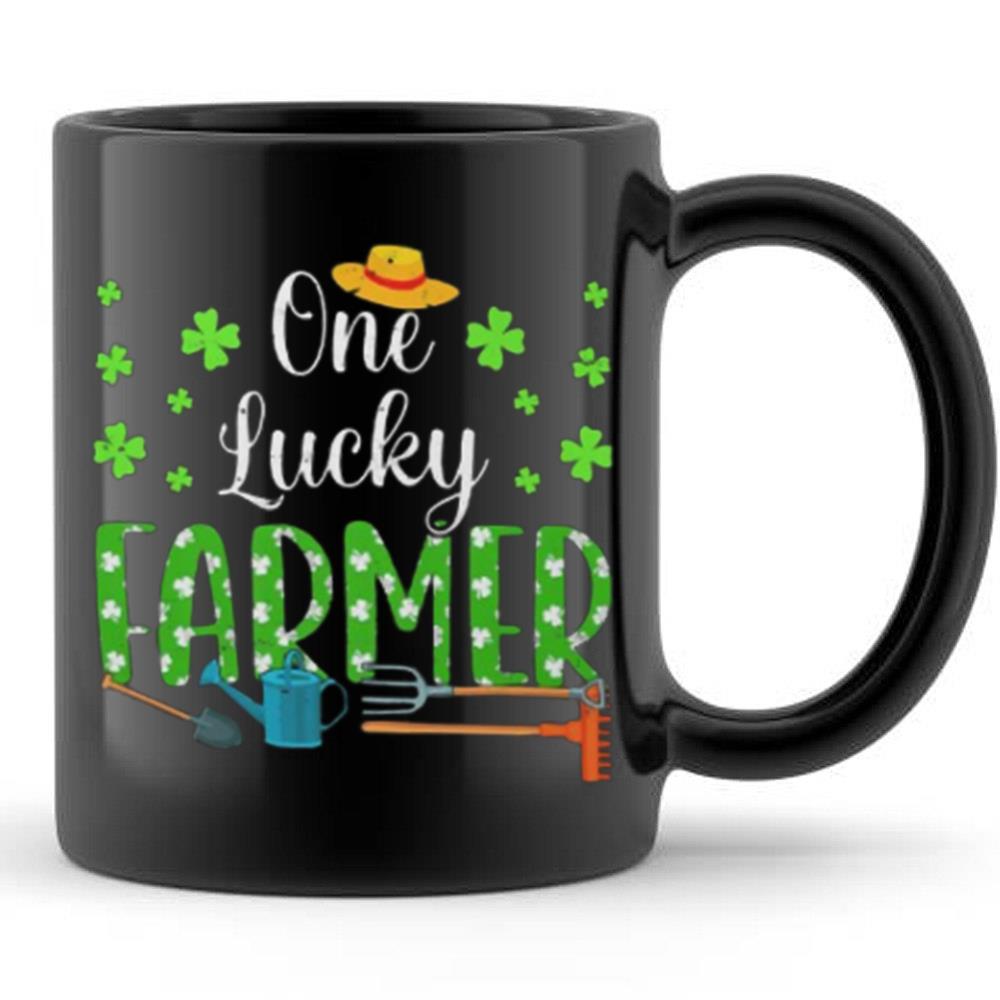 Awesome Funny Farmer St Patricks Day Shamrock T-Shirt