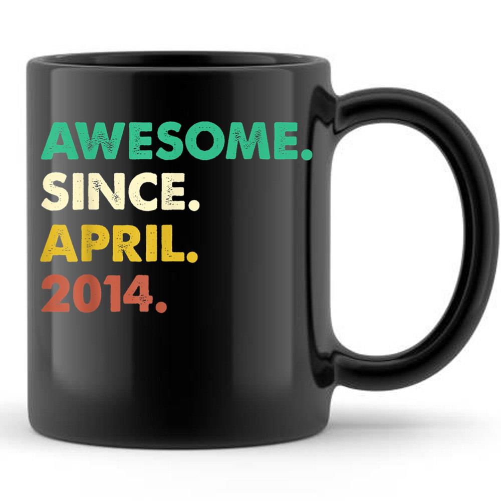 Awesome Since April 2014 9 Years Old Gifts 9th Birthday T-Shirt