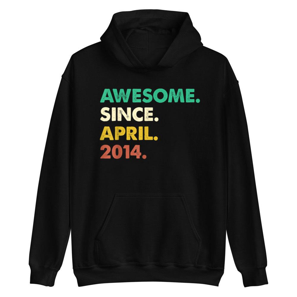 Awesome Since April 2014 9 Years Old Gifts 9th Birthday T-Shirt