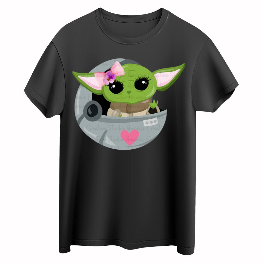 Baby Girl Yoda Birthday Shirt Star Wars Shirt Mandalorian Shirt