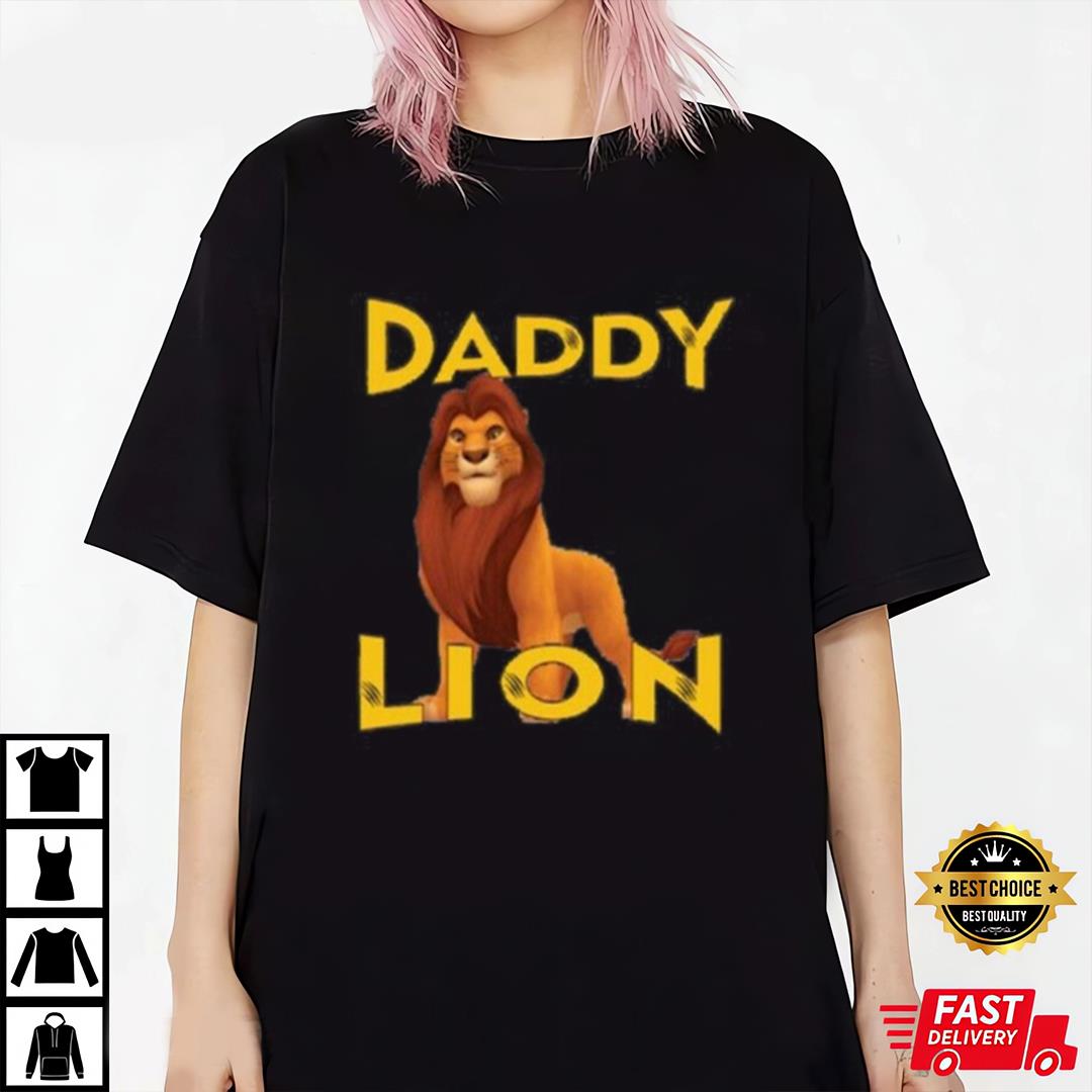 Baby Lion Daddy Lion Mommy Lion T-shirt Family Member Tee Shirt