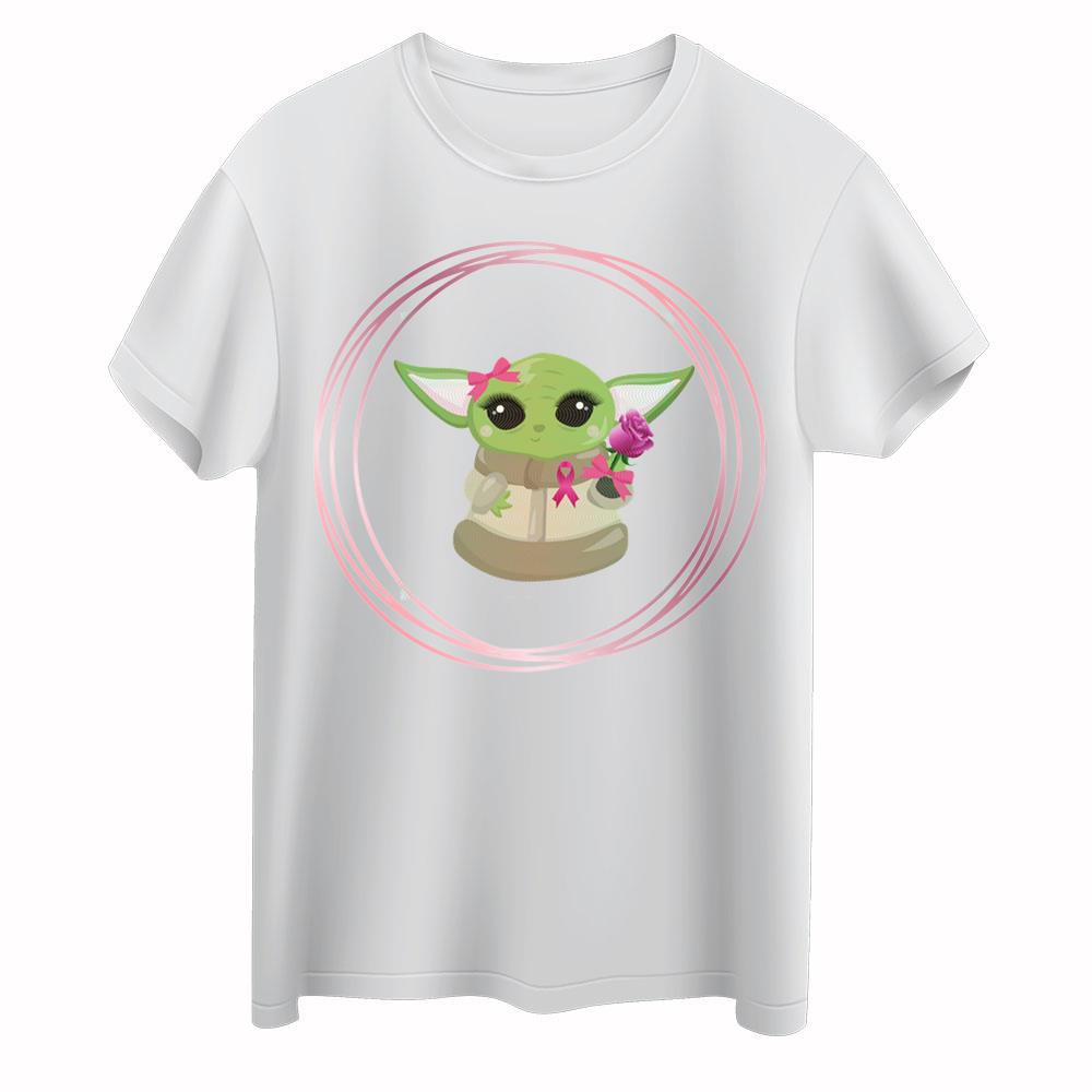 Baby Yoda Breast Cancer Shirt Mandalorian Shirt Star Wars Shirt