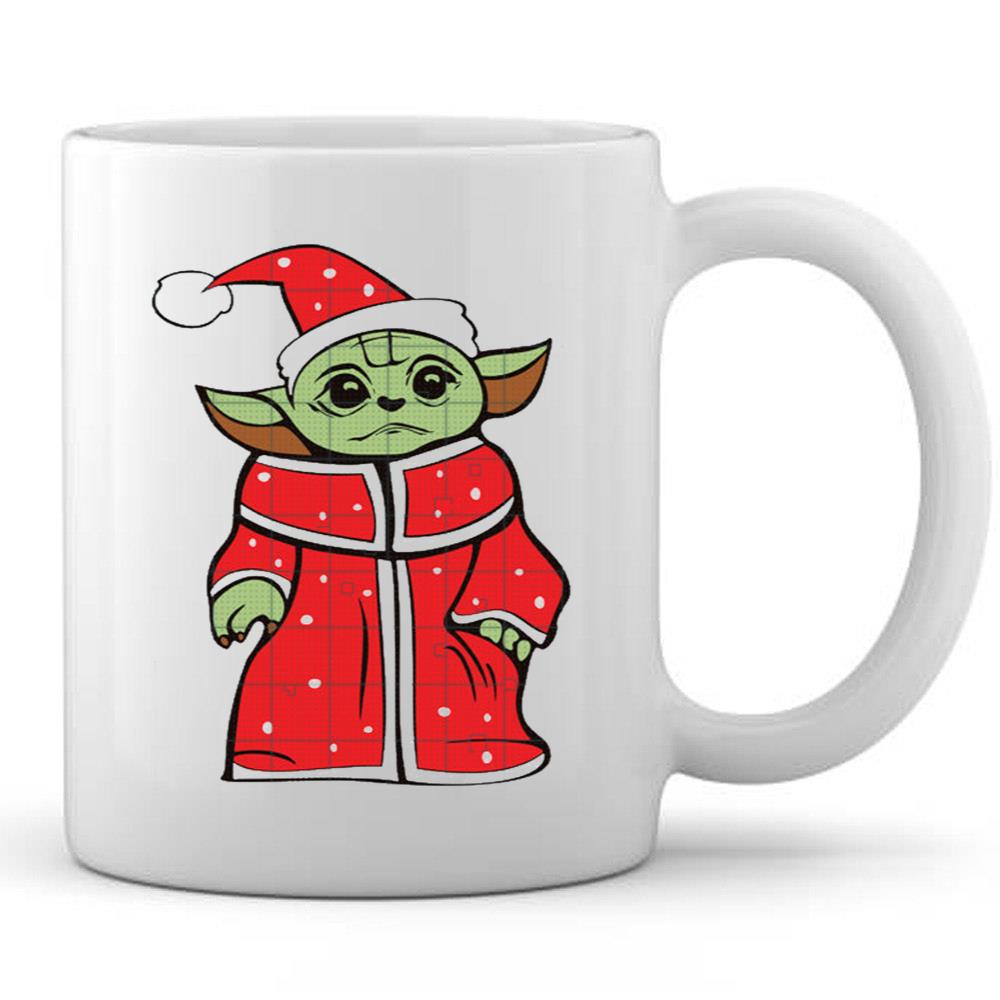 Baby Yoda Christmas Yoda Santa Funny T-Shirt