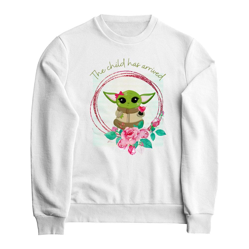 Baby Yoda Girl The Child Is Here Shirt Star Wars Shirt Mandalorian Shirt Baby Yoda Shirt