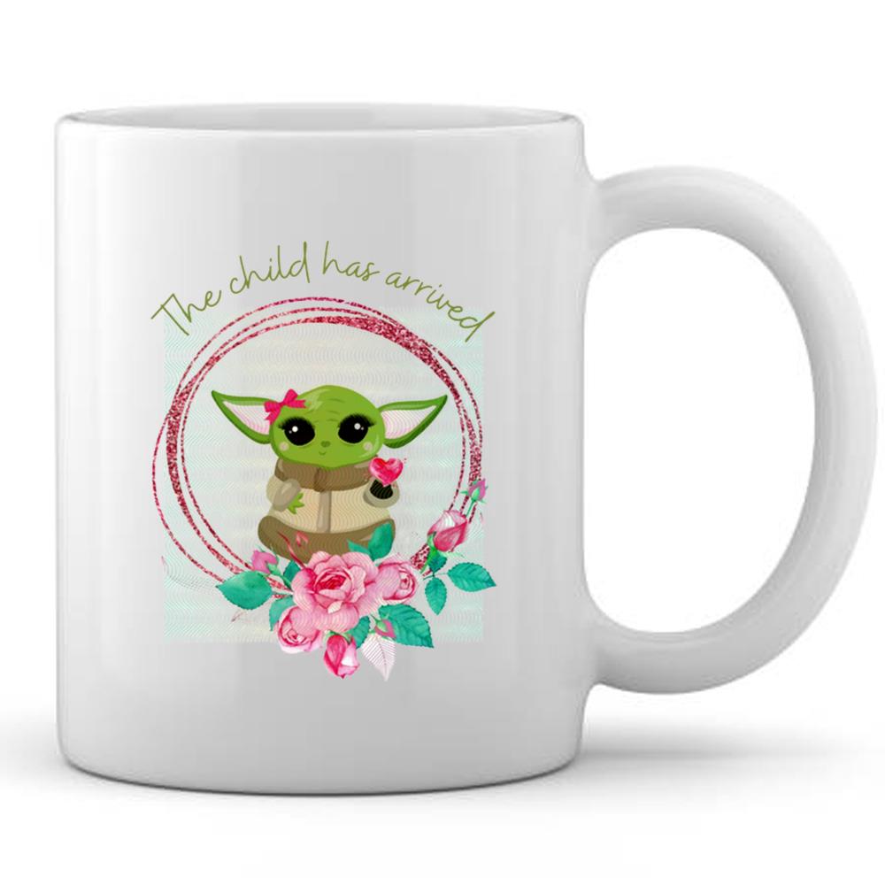 Baby Yoda Girl The Child Is Here Shirt Star Wars Shirt Mandalorian Shirt Baby Yoda Shirt
