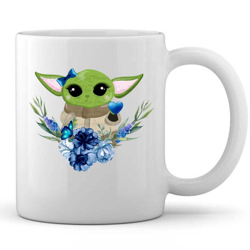 Baby Yoda Girl With Ring Of Flowers Shirt Baby Yoda Shirt Star Wars Shirt