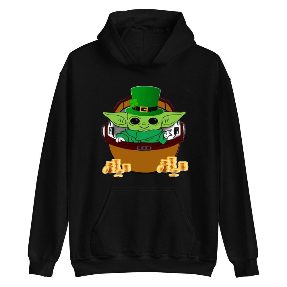 Baby Yoda Happy St Patrick’s Day T-Shirt For Mens