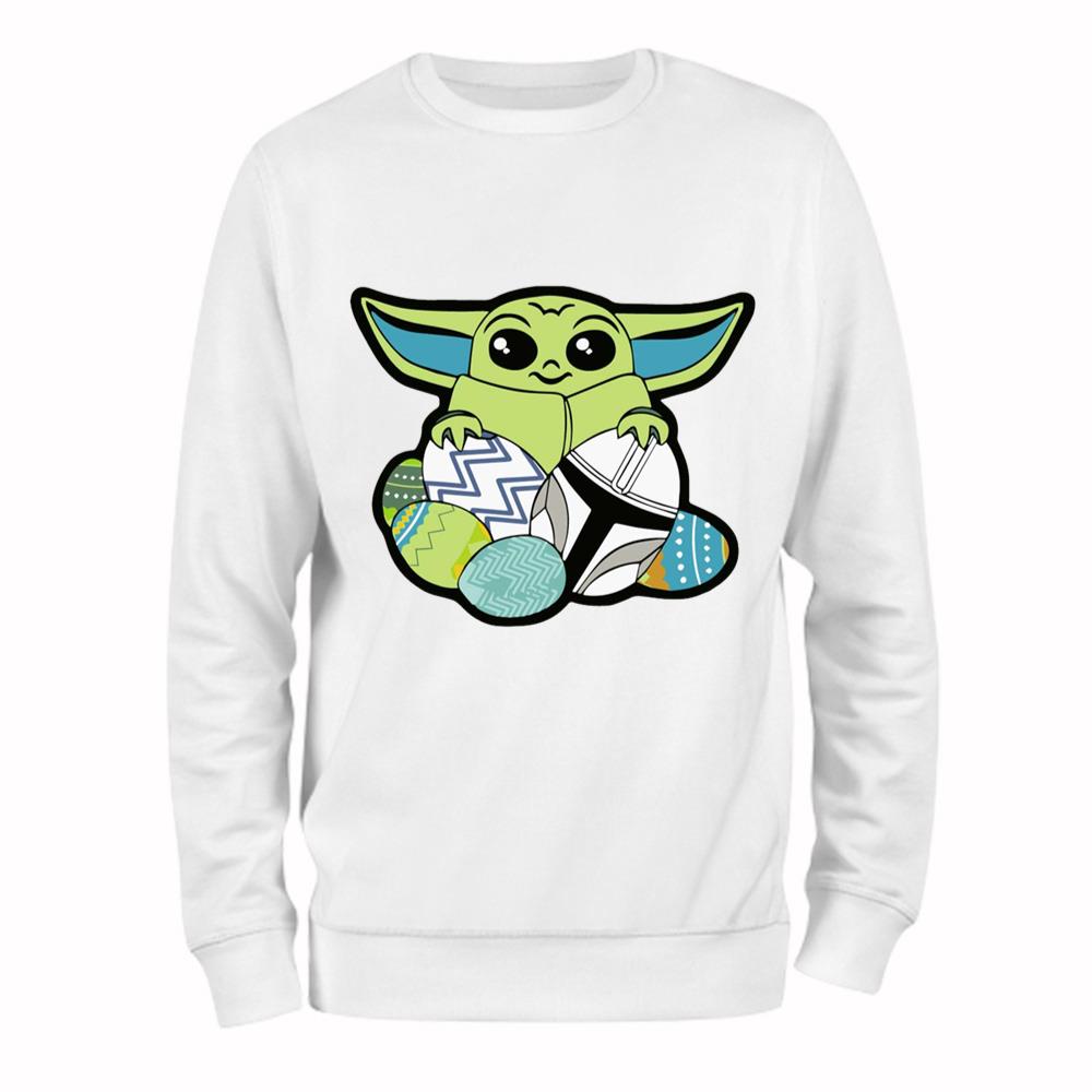 Baby Yoda Holding Star Wars Easter Egg T-Shirt