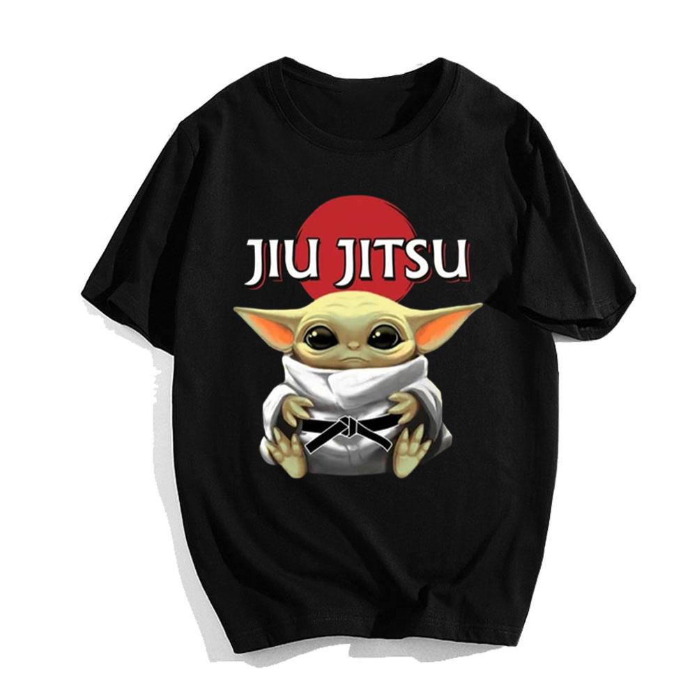 Baby Yoda Jiu Jitsu Funny Movie Memes The Rise of Skywalker Star Wars T-Shirt