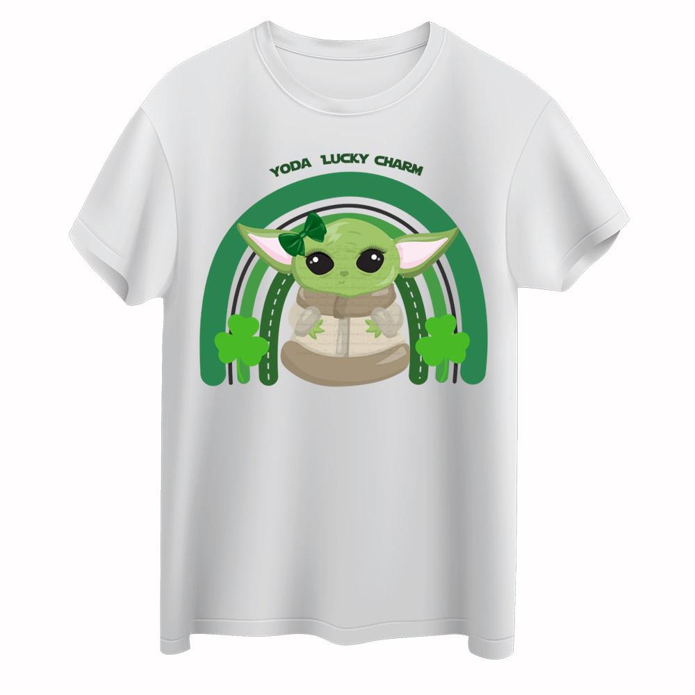 Baby Yoda Lucky Charm St Patrick's Day Shirt Star Wars Shirt Mandalorian Shirt Grogu Shirt Baby Yoda Lucky Charm St Patrick's Day Shirt Star Wars Shirt Mandalorian Shirt Grogu Shirt