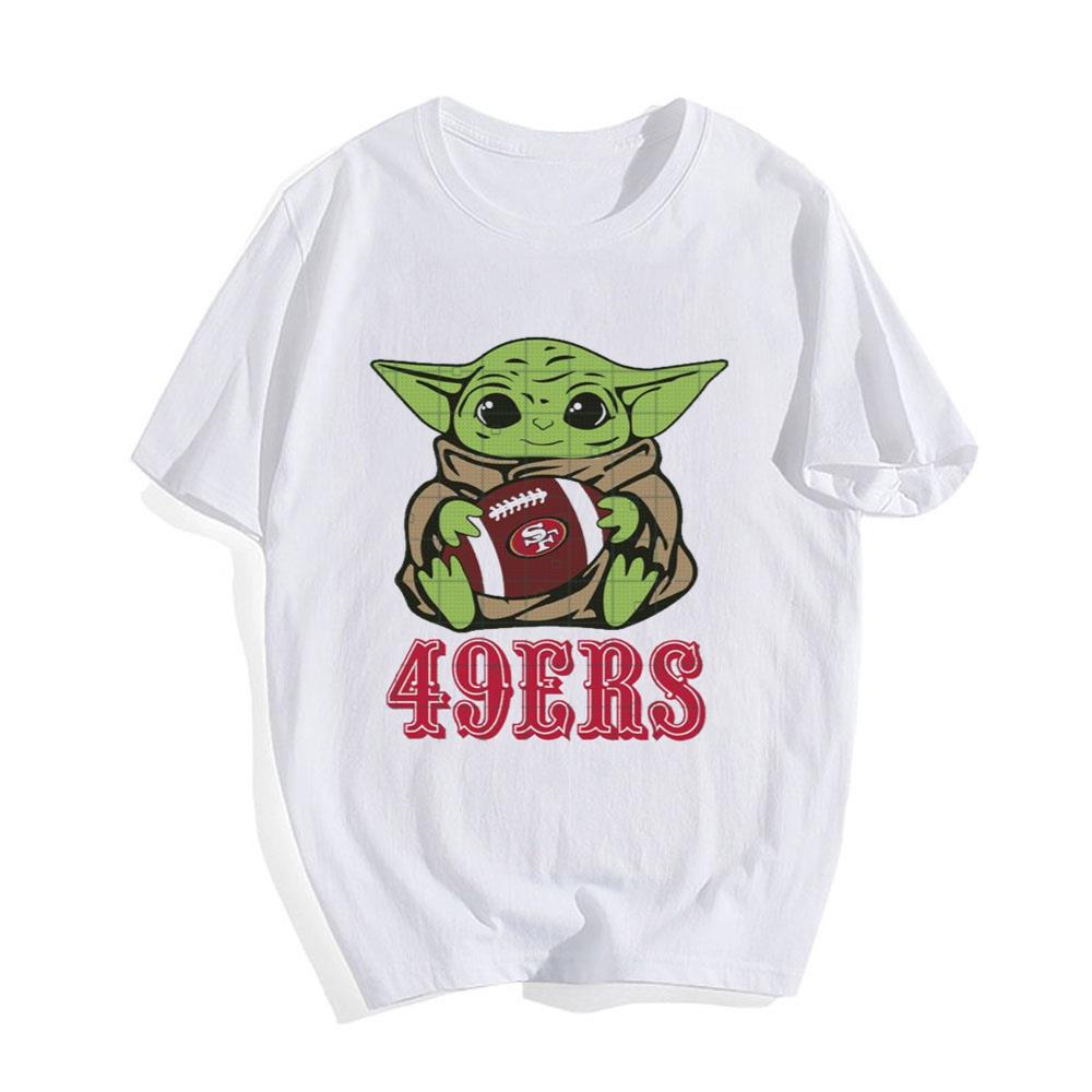 Baby Yoda NFL 49ERS Star Wars T-Shirt