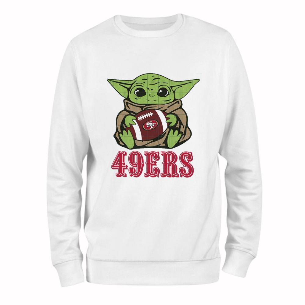 Baby Yoda NFL 49ERS Star Wars T-Shirt