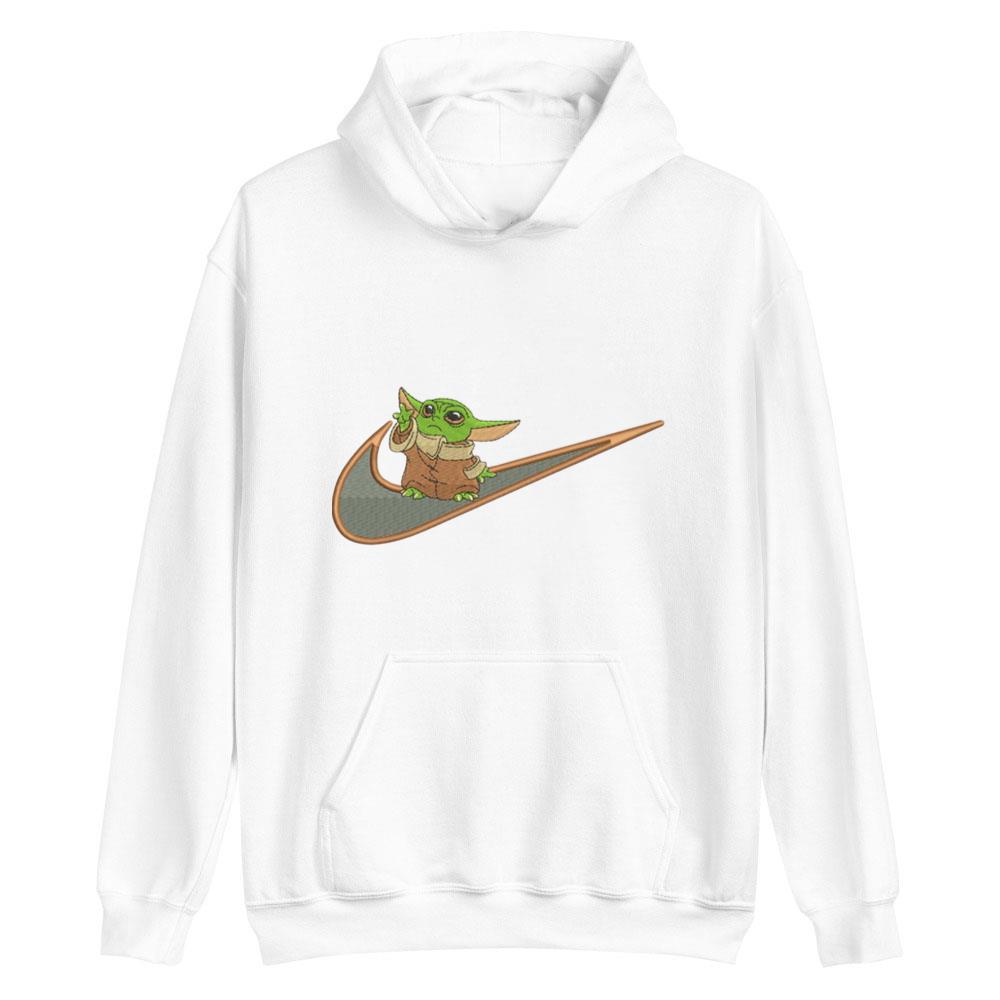 Baby Yoda Nike T-Shirt Effect Embroider