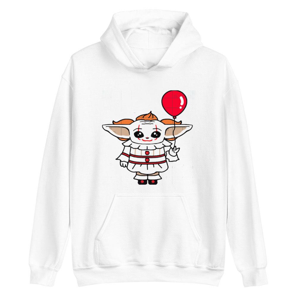 Baby Yoda Pennywise Horror Cute Yoda T-Shirt