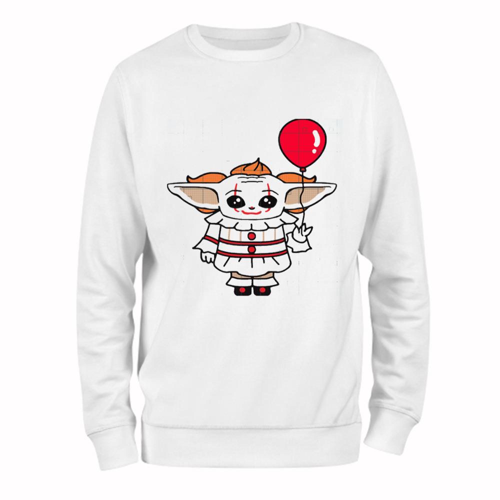 Baby Yoda Pennywise Horror Cute Yoda T-Shirt
