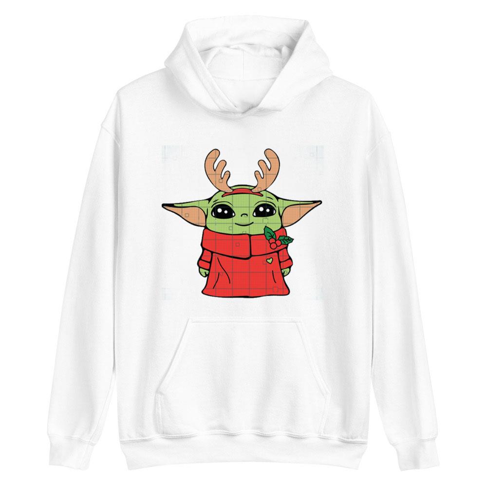 Baby Yoda Reindeer Christmas Baby Yoda Star Wars T-Shirt