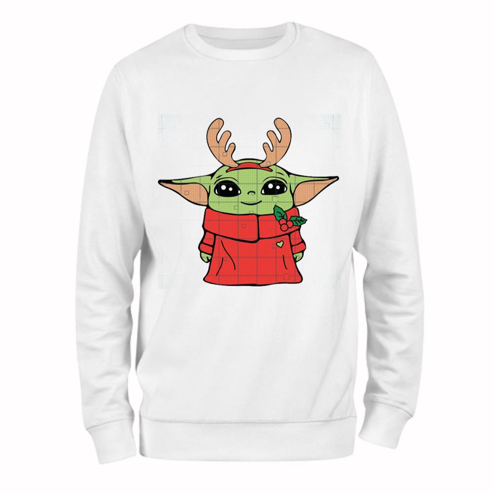 Baby Yoda Reindeer Christmas Baby Yoda Star Wars T-Shirt