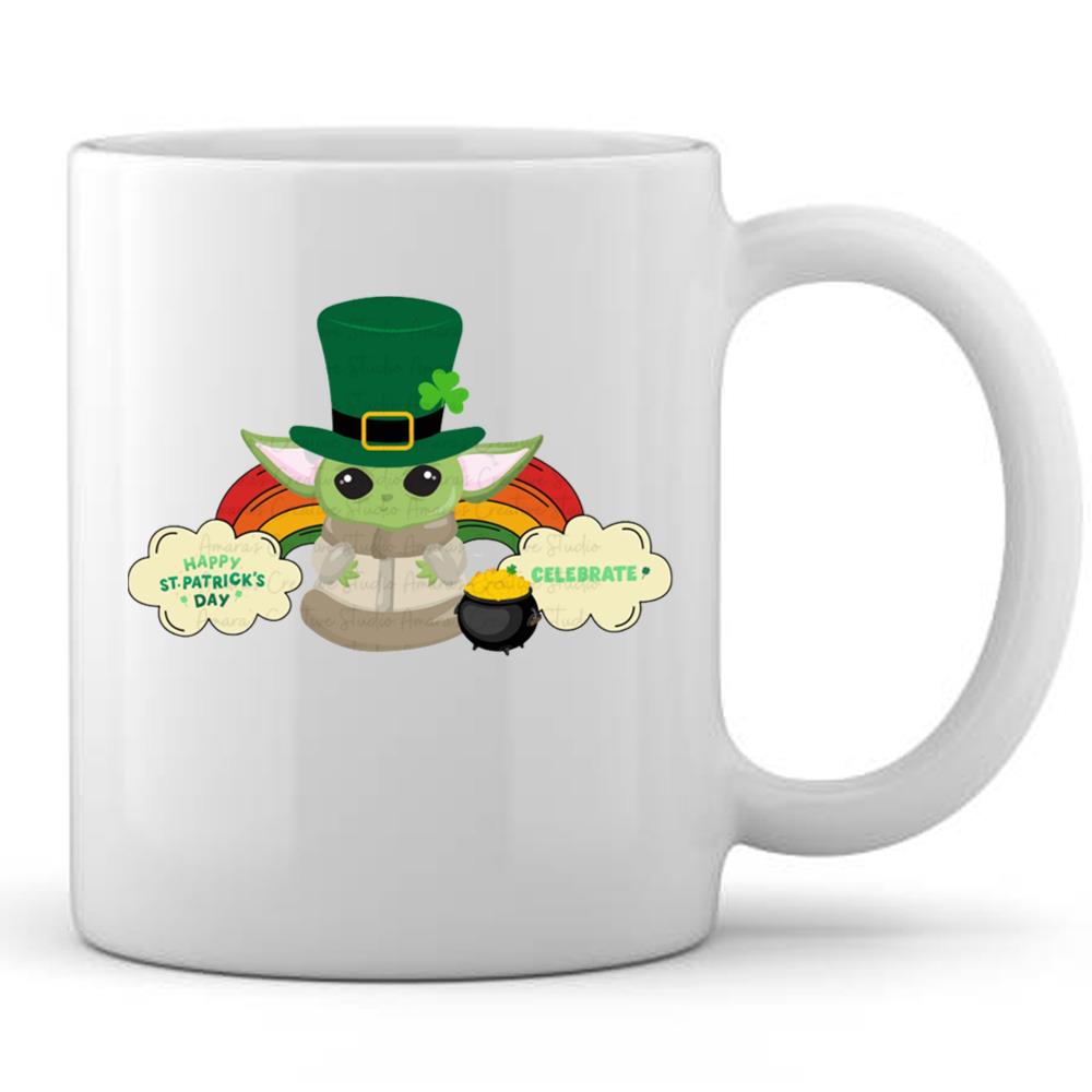Baby Yoda St Patrick's Day Shirt Star Wars Shirt Mandalorian Shirt Grogu Shirt