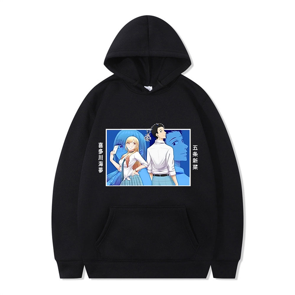 Anime My Dress-Up Darling Marin Kitagawa Gojo Wakana Sweatshirt Fashion Hip Hop Sport Couple Hoodie