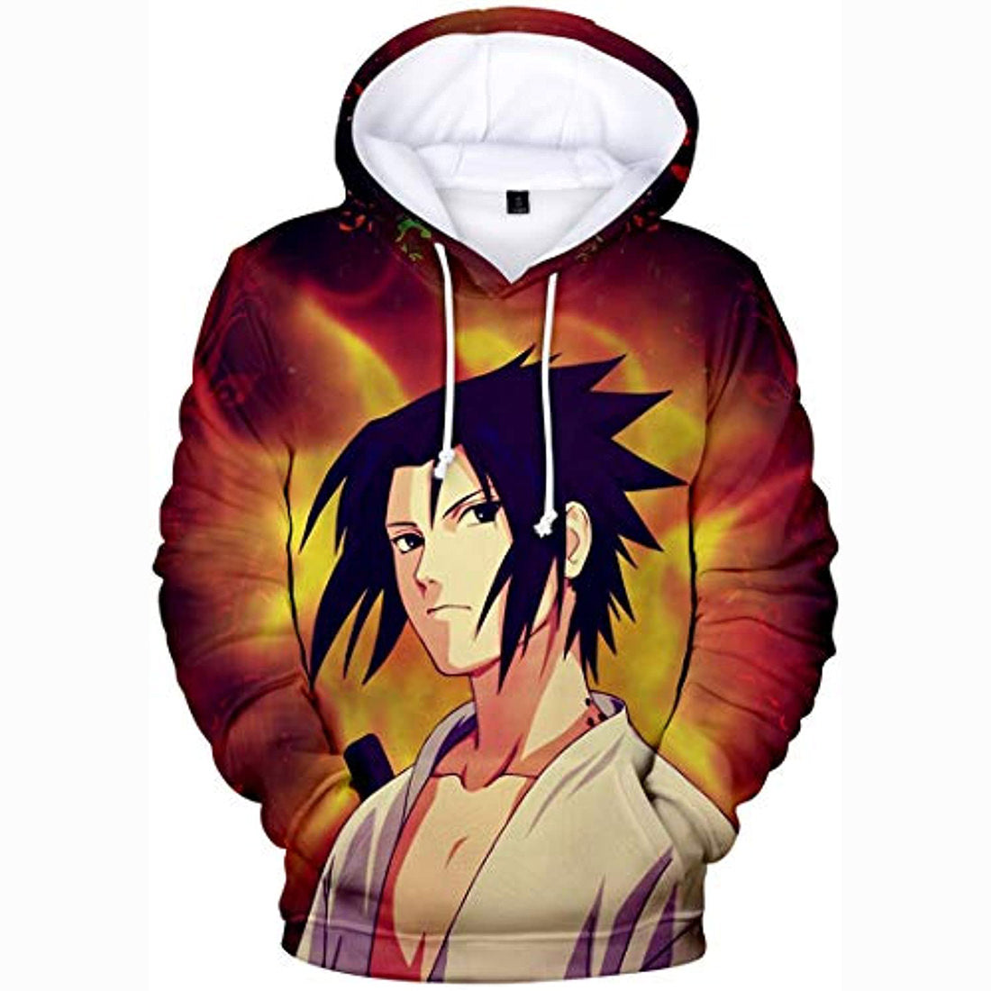 Anime Naruto Hoodie Sasuke Uchiha Pullover Hoodie