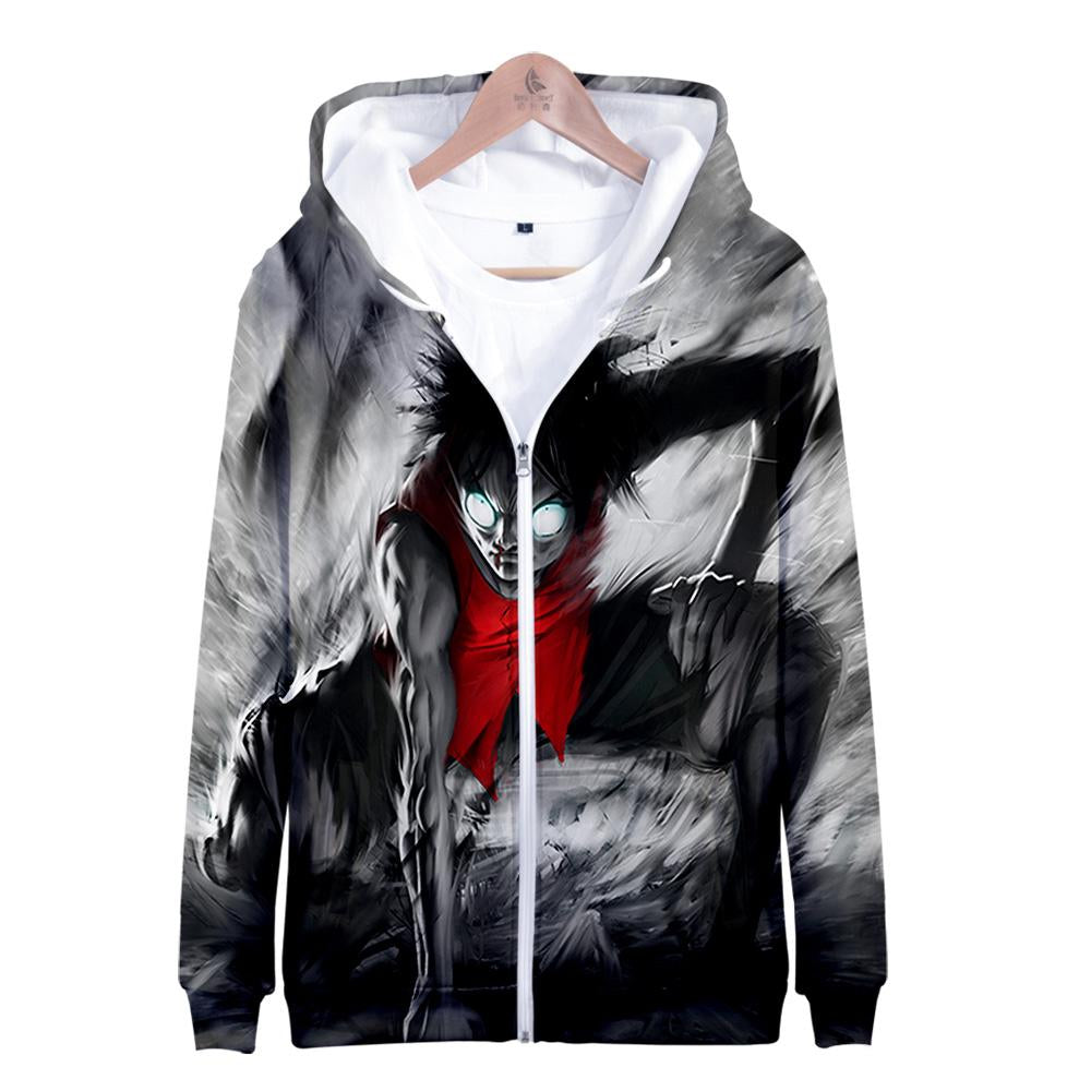 Anime One Piece - Fashion Zipper Sweatshirt