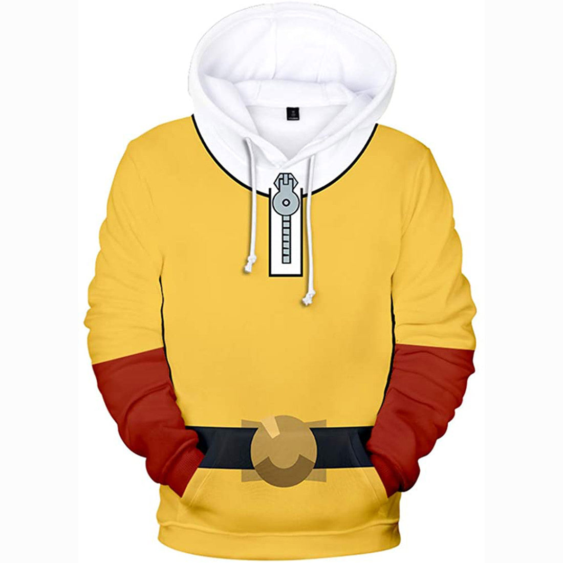 Anime One Punch Man Hoodies - Saitama 3D Print Pullover Hoodies