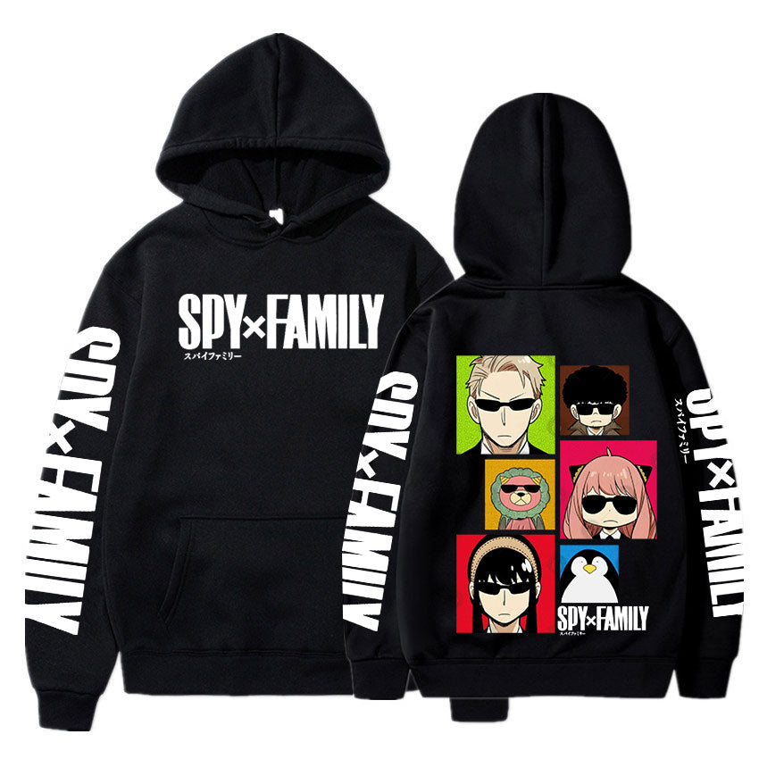 Anime Spy X Family Hoodie Anya Forger Yor Forger Loid Forger Bond Forger Graphic Hoodies Streetwear Oversized Sweatshirts