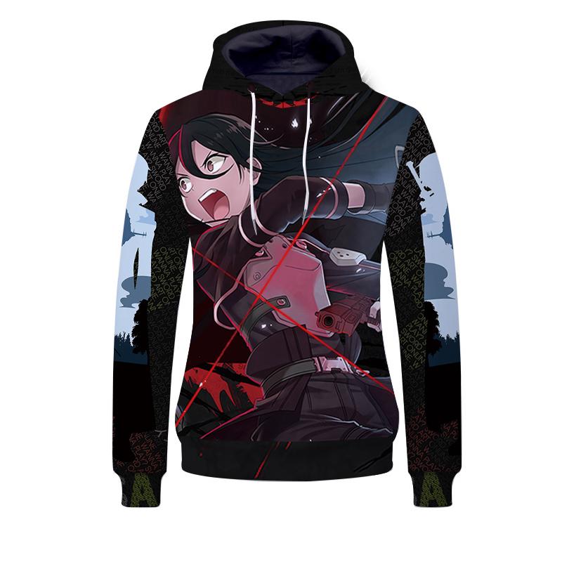 Anime Sword Art Online 3D Print Sweatshirts Pullover Hoodies