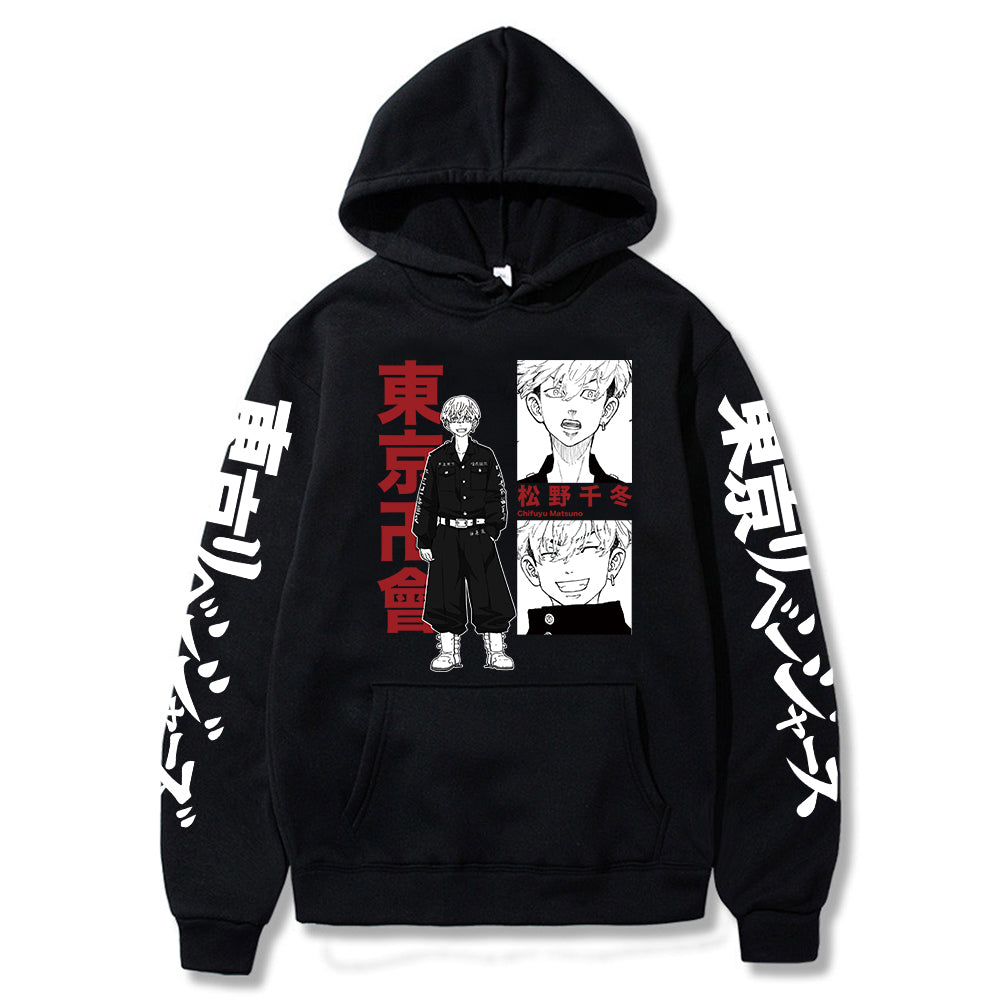 Anime Tokyo Revengers Hoodies Matsuno Chifuyu Graphic Hoodies