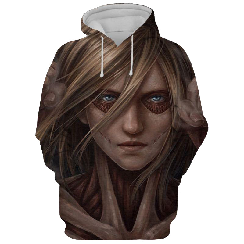 Annie Leonhart- Attack On Titan 3D Hoodie