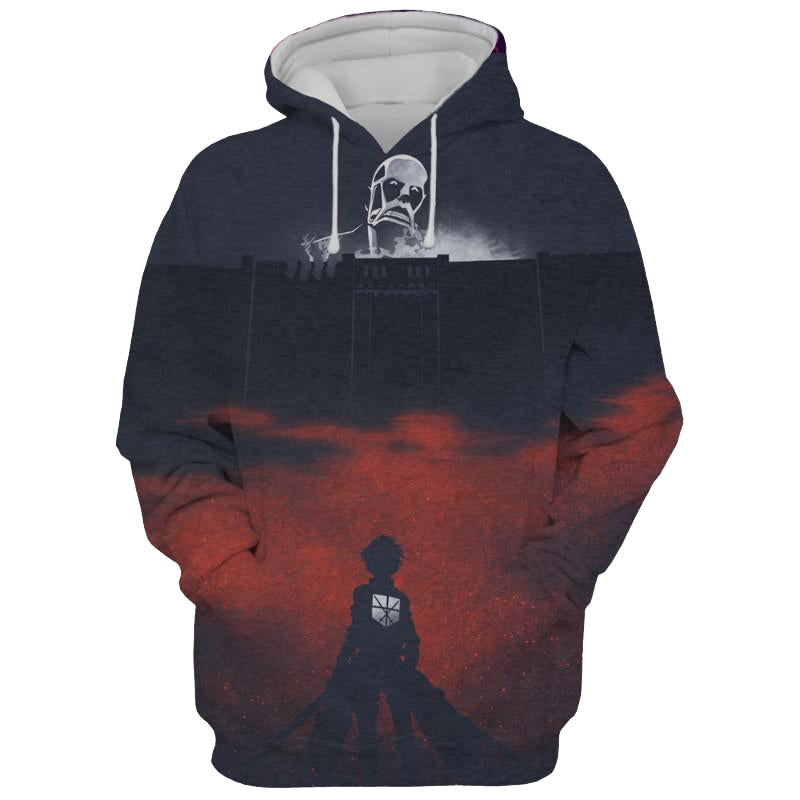 Attack On Titan Colossal 3D Hoodie