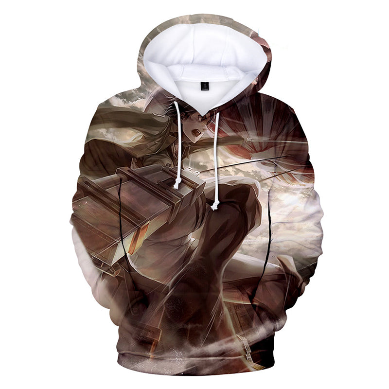 Attack On Titan Hoodies - Attack On Titan Anime Series Levi Ackerman Hoodie