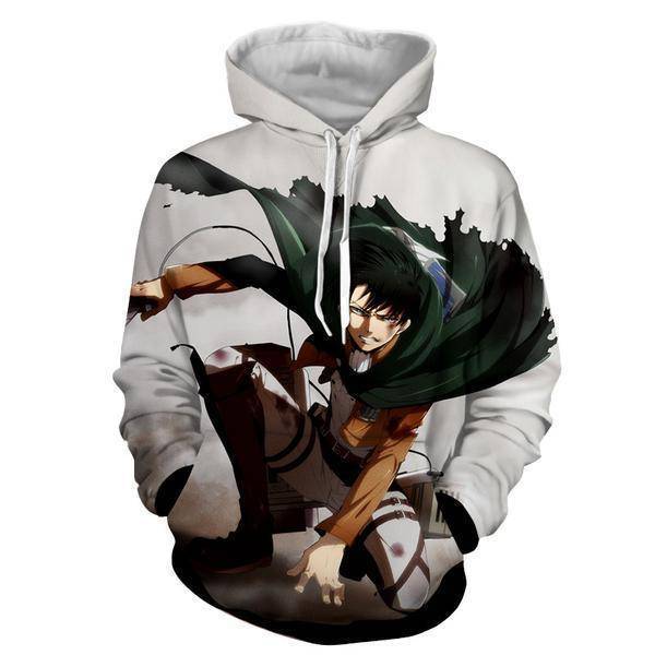 Attack On Titan Hoodies Levi Ackerman