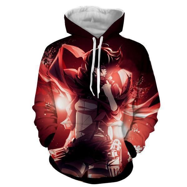 Attack On Titan Hoodies Mikasa Ackermann Hoodie